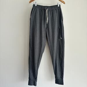 Vuori Sunday Joggers Mens XS Gray Performance Pants Active Stretch Gym Athletic